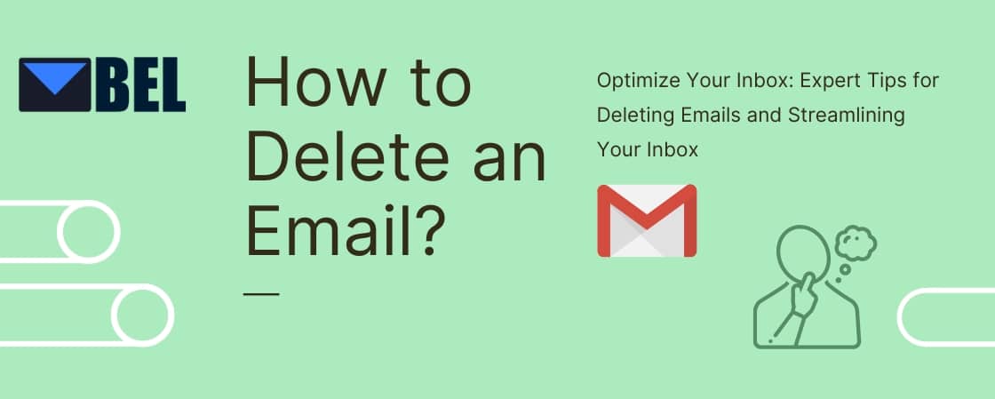 Steps to delete an email